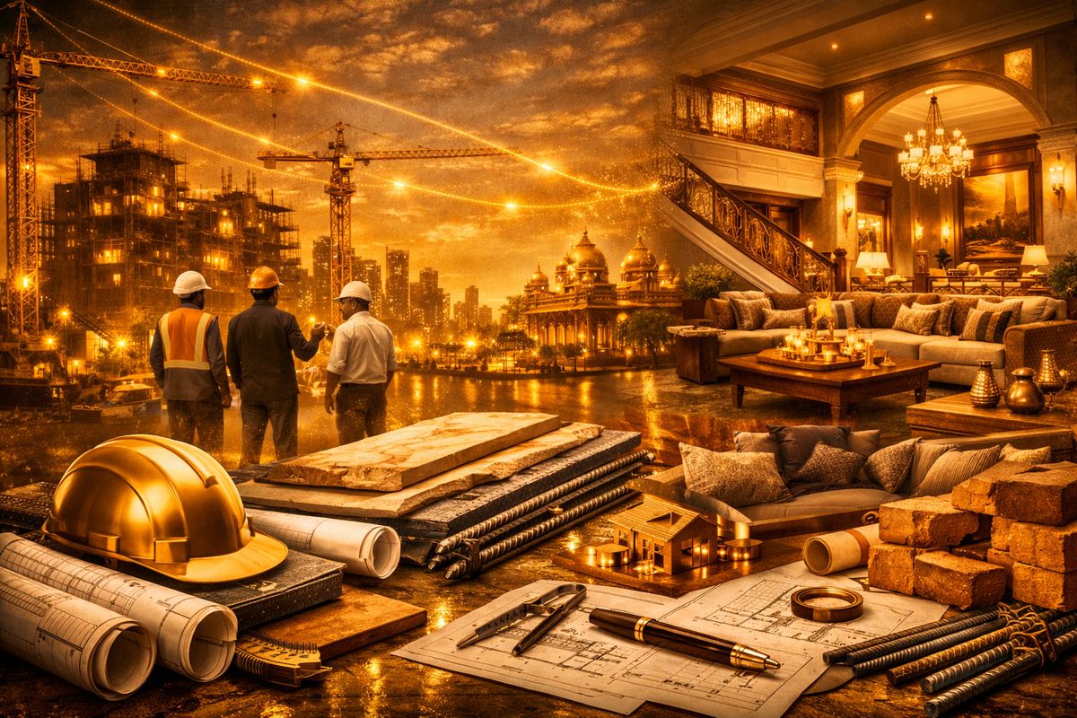 Construction and referrals — architecture, interior design and civil work